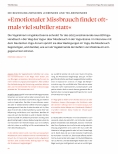 Vorschauseite 1: »Emotionaler Missbrauch findet oft viel subtiler statt«