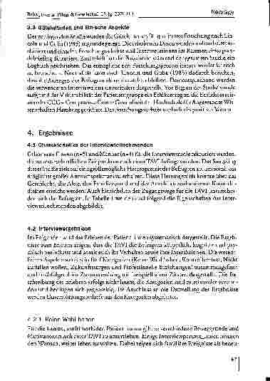 Vorschauseite 5: Das Erleben älterer, chronisch und multimorbid erkrankter Menschen vor und nach medizinischen Eingriffen am Beispiel von Transcatheter Aortic Valve Implantationen (TAVI)