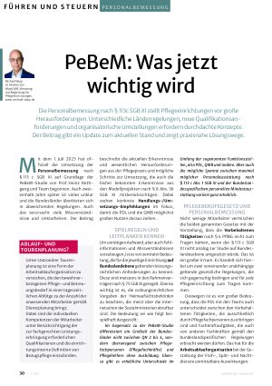 Vorschauseite 1: PeBeM: Was jetzt wichtig wird