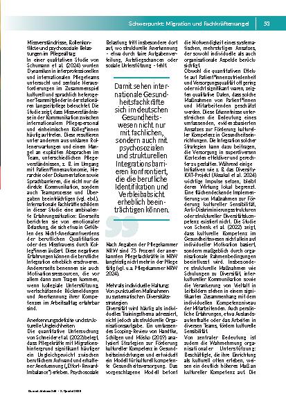 Vorschauseite 2: Zwischen Realität und Umsetzung Die unbeantwortete Herausforderung der Superdiversität im deutschen Gesundheitswesen