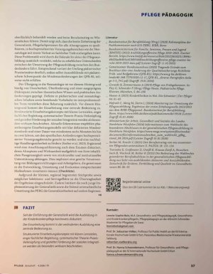 Vorschauseite 4: Zwischen Ausbildung und Praxis in der Neonatologie