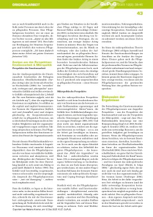 Vorschauseite 6: Gefühle in der beruflichen Pflege – zwischen Emotionsarbeit und Mikropolitik