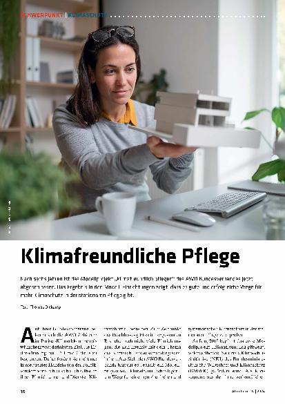 Vorschauseite 1: Klimafreundliche Pflege