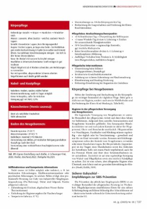 Vorschauseite 3: Die pflegerische Versorgung von Neugeborenen - Kompetenz, Verantwortung und Praxiswissen im klinischen Alltag