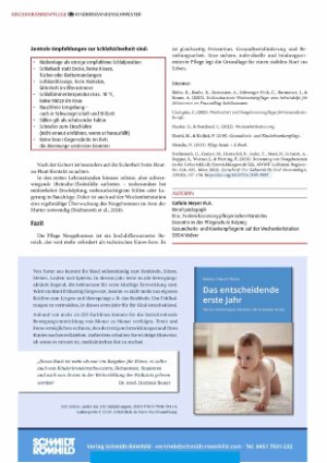 Vorschauseite 4: Die pflegerische Versorgung von Neugeborenen - Kompetenz, Verantwortung und Praxiswissen im klinischen Alltag