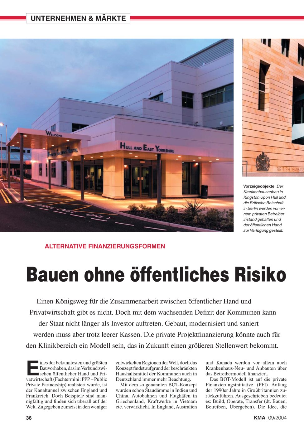 Vorschauseite 1: Bauen ohne öffentliches Risiko