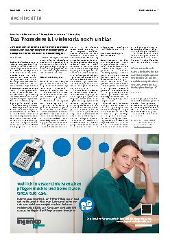 Vorschauseite 1: Das Prozedere ist vielerorts noch unklar.