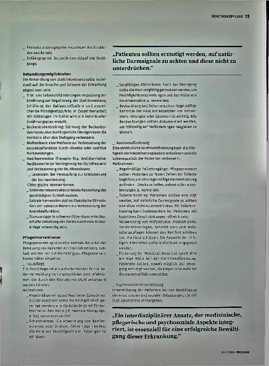 Vorschauseite 2: Stuhlinkontinenz