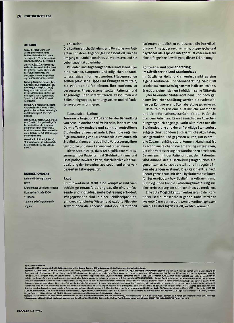 Vorschauseite 3: Stuhlinkontinenz