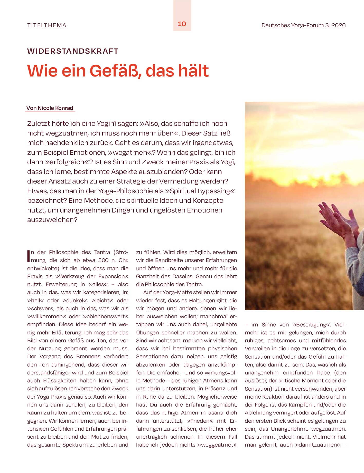 Vorschauseite 1: Wie ein Gefäß, das hält