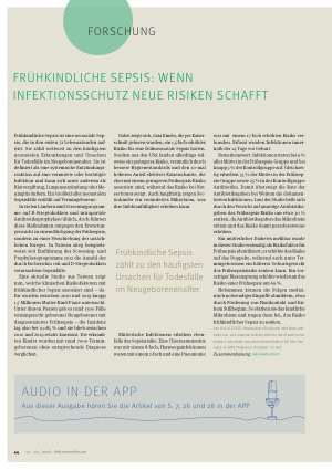 Vorschauseite 1: Frühkindliche Sepsis: Wenn Infektionsschutz neue Risiken schafft