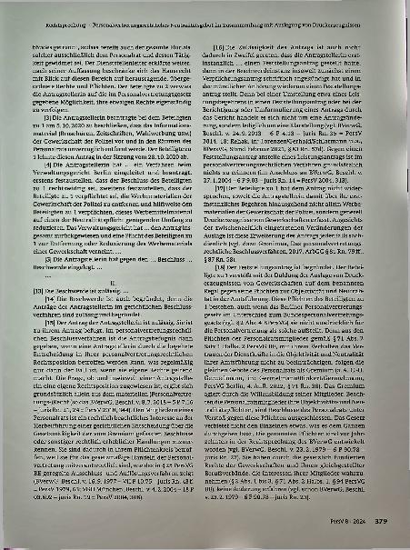 Vorschauseite 2: Personalvertretungsrechtliches Neutralitätsgebot im Zusammenhang mit Auslegung von Druckerzeugnissen