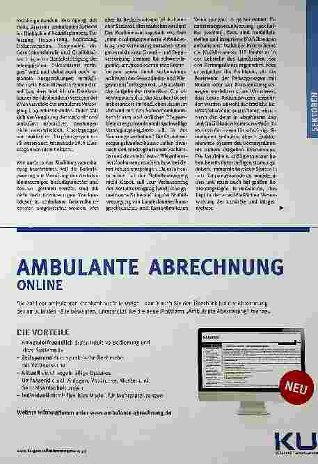 Vorschauseite 4: Oft gefordert, kaum erfüllt. Die Realität der sektorübergreifenden Versorgung - Teil 1