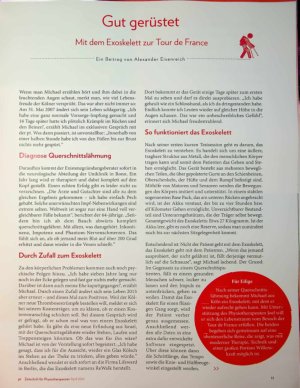 Vorschauseite 2: Gut gerüstet Mit dem Exoskelett zur Tour de France