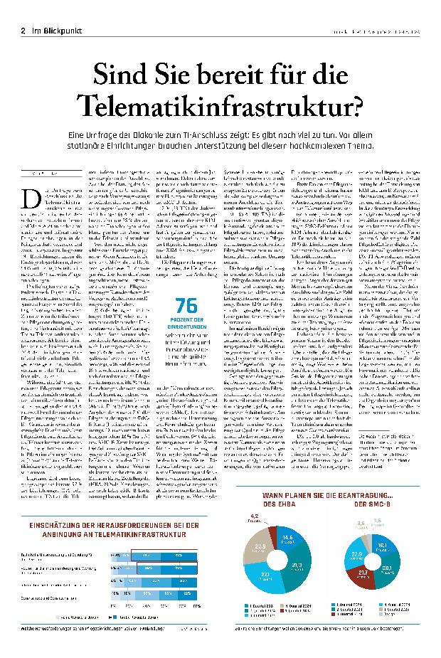 Vorschauseite 1: Sind Sie bereit für die Telematikinfrastruktur?