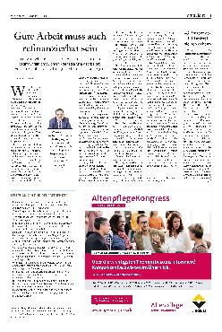 Vorschauseite 1: Gute Arbeit muss auch refinanzierbar sein.