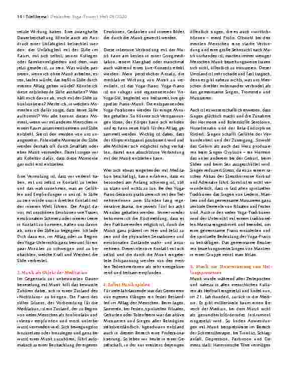 Vorschauseite 3: MUSIK IN DEINEM LEBEN Über den bewussten Umgang mit Musik