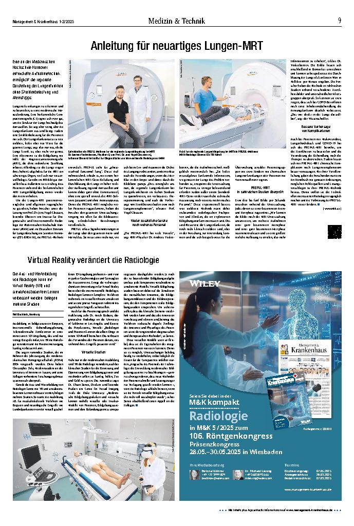 Vorschauseite 3: Medizin&Technik