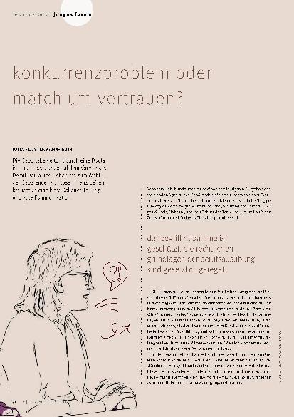Vorschauseite 1: Konkurrenzproblem oder Match um Vertrauen?