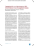 Vorschauseite 1: Tagungsbericht vom Jahreskongress 2021, Verein Netzwerk Case Management Schweiz