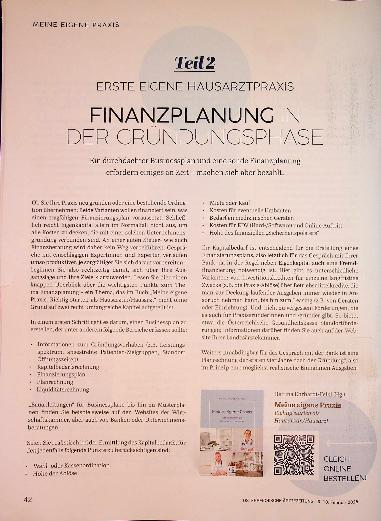 Vorschauseite 1: Erste eigene Hausarztpraxis Finanzplanung in der Gründungsphase Teil 2