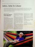 Vorschauseite 1: Adieu, liebe Schwester Liliane.
