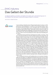 Vorschauseite 1: Das Gebot der Stunde
