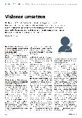 Vorschauseite 1: Visionen umsetzen