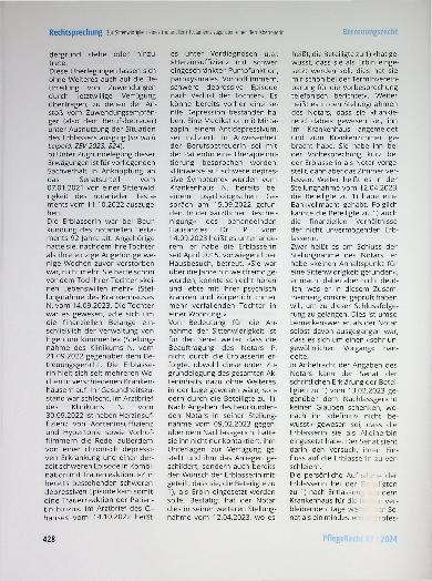 Vorschauseite 5: Zur Sittenwidrigkeit eines (notariellen) Testaments zugunsten einer Berufsbetreuerin