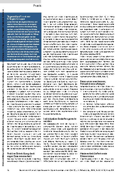Vorschauseite 3: Welchen Beitrag Ergotherapeut:innen im Helfersystem leisten können: Ergotherapie mit Systemsprenger:innen (Teil 2)