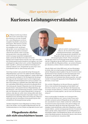 Vorschauseite 1: Kurioses Leistungsverständnis