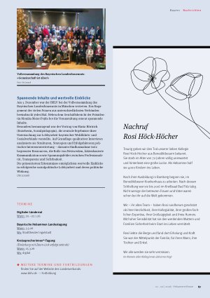 Vorschauseite 6: Nachrichten aus den Landesverbänden