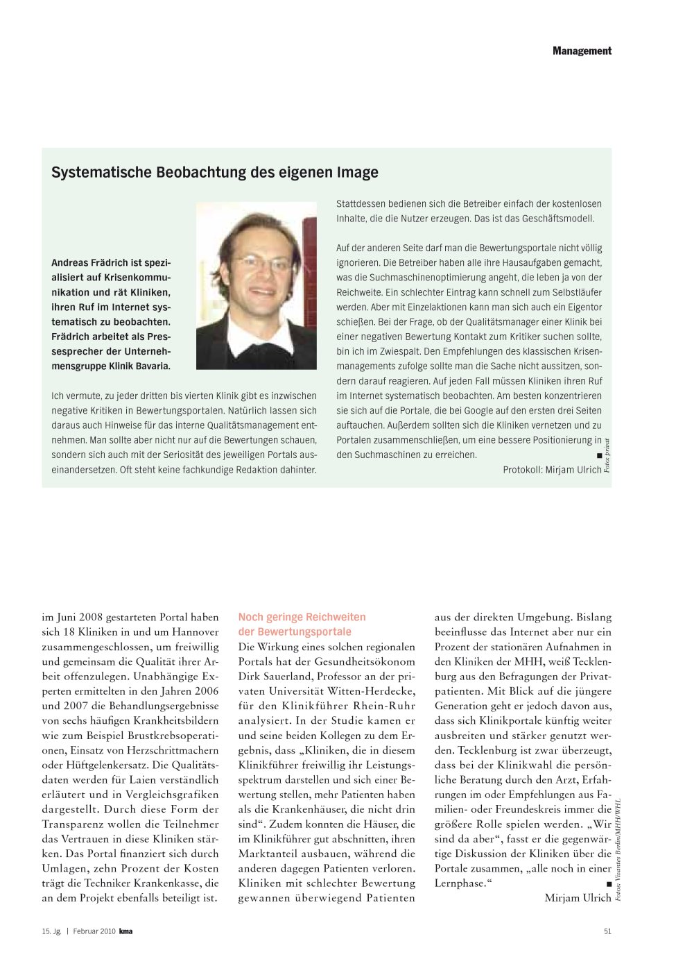 Vorschauseite 1: Systematische Beobachtung des eigenen Image
