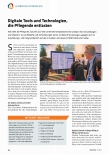 Vorschauseite 1: Digitale Tools und Technologien, die Pflegende entlasten.