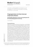 Vorschauseite 1: Umgangsweisen mit dem Internet empirisch erfassen. Ausgewählte Methoden und Anwendungsbeispiele für die medienpädagogische Forschung.