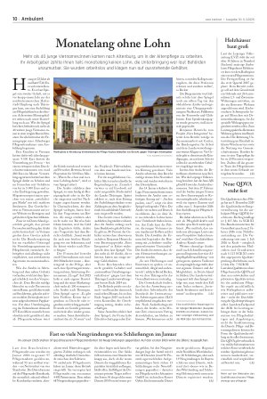 Vorschauseite 1: Monatelang ohne Lohn