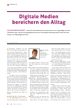 Vorschauseite 1: Digitale Medien bereichern den Alltag.