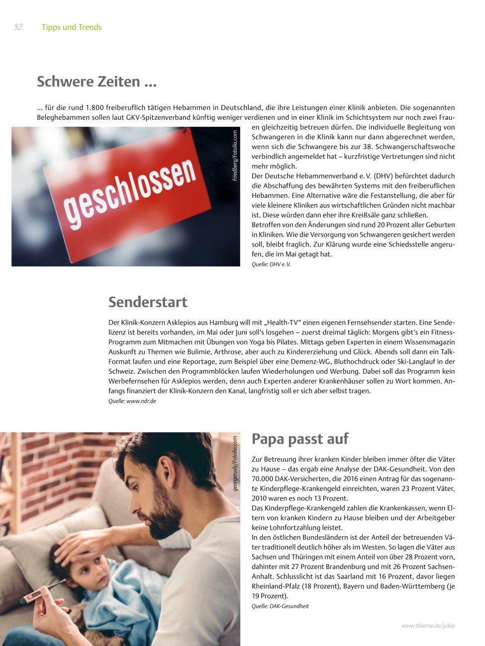Vorschauseite 1: Tipps und Trends