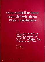 Vorschauseite 1: "Ein Guideline kann man sich wie einen Plan A vorstellen."