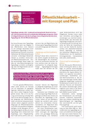 Vorschauseite 1: Öffentlichkeitsarbeit – mit Konzept und Plan
