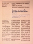 Vorschauseite 1: Förderung der psychischen Gesundheit von geflüchteten Menschen