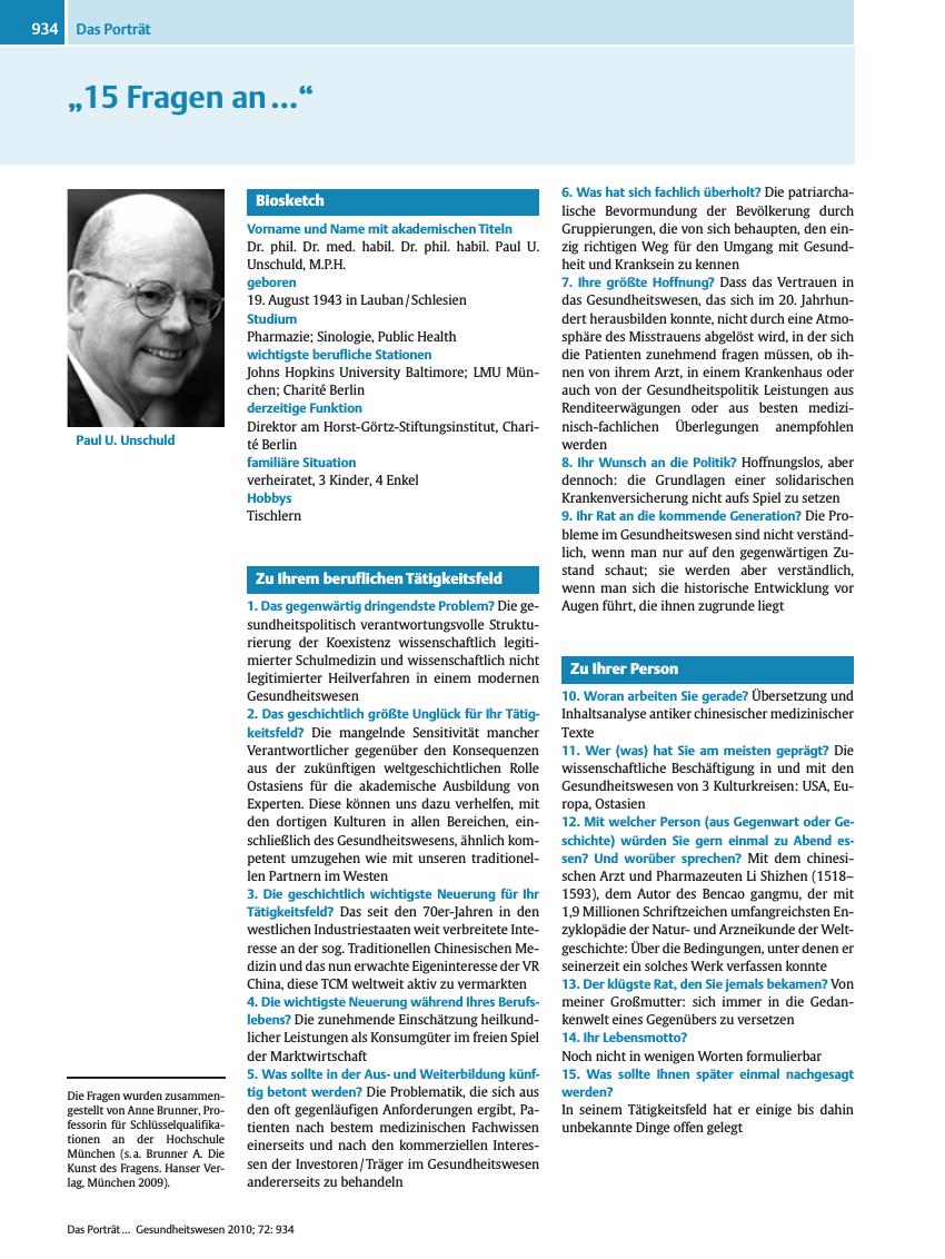 Vorschauseite 1: ?15 Fragen an???