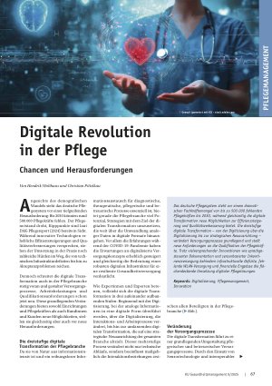 Vorschauseite 1: Digitale Revolution in der Pflege Chancen und Herausforderungen