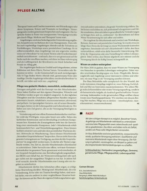 Vorschauseite 3: Wichtig ist immer der Mensch, der gerade vor Dir steht