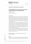 Vorschauseite 1: Medienpädagogische Kompetenz: Anforderungen an Lehrende in der Erwachsenenbildung Perspektiven der Praxis
