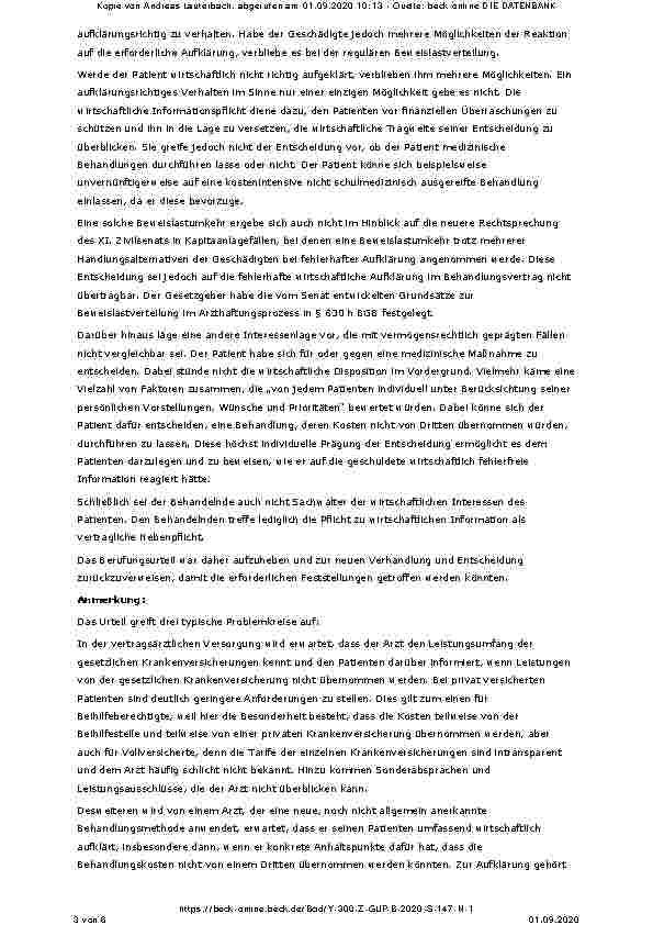 Vorschauseite 3: Ausgewählte Rechtsprechung zu Gesundheit und Pflege