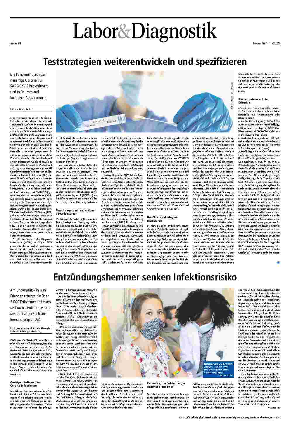 Vorschauseite 1: Labor & Diagnostik
