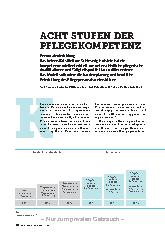Vorschauseite 1: Acht Stufen der Pflegekompetenz