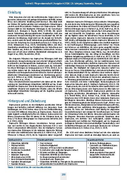 Vorschauseite 2: Prävention einer Altersdepression durch aktivierende Pflege