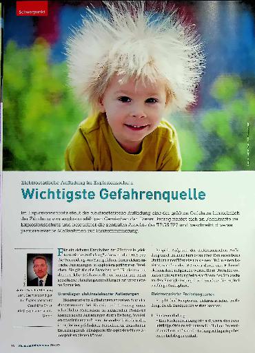 Vorschauseite 1: Elektrostatische Aufladung im Explosionsschutz Wichtigste Gefahrenquelle